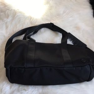 Black gym bag